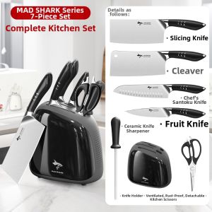 Mad Shark | Kitchen Knife Set for Chopping and Slicing