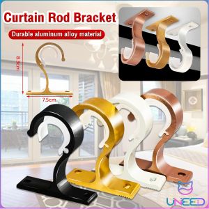 Need Durable Window Curtain Drapery Rod Holders Bracket DIY Rome Pole Curtain Brackets
