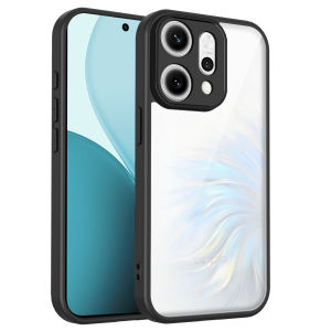 For Oppo Reno 14 CPH2737 Case Air Cushion Shockproof Silicone Bumper Clear Matte Back Cover Hard Phone Case for Oppo Reno14 5G