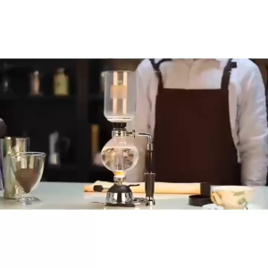 Coffee Siphon Pot - Home Coffee Maker - Siphonic Coffee Pot - Small Hand-Mill Siphon Set - Home Use