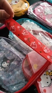 Cartoon three-piece cosmetic bag large-capacity toiletry bag cosmetic storage bag