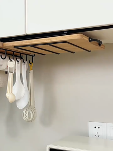 Rak Gantung Dapur Stainless Shelf Tanpa Bor Cabinet