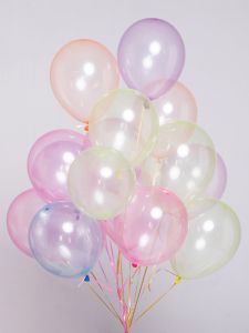 Transparent White Crystal 12 Inch Balloons Wedding Colors Popular Street Stall Business Chinese Made Latex Balloons for Parties
