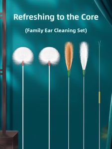 Professional Goose Feather Ear Cleaning Tool Glowing Ear Scratching Instrument Ear Wax Removal Device Personal Hygiene Tool