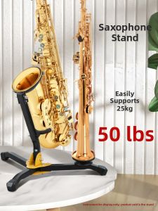 Portable Folding Tenor Baritone Saxophone Stand Music Instrument Bracket Display Stand Professional Saxophone Stand Holder