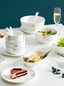 ชามทานอาหารขนาดใหญ่ ชามผัด ชามไข่ตุ๋นไฟฟ้า ชามกินข้าว ชามกระดูกสัตว์ ชามลึก ชามปลาขนาดใหญ่ ชามสำหรับใช้ในบ้าน