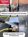 REAIM 5000W High Pressure Washer Car Heavy Duty machine 220V Jet High Pressure high power Waterjet Cleaner. 