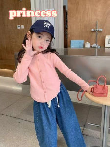 [PRINCESS KESLI] 1-10 Tahun Cardigan Croptop T-shirt Anak Perempuan Girls baju lebaran 2024 Fashionable