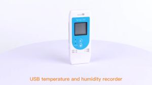 Bộ Ghi Dữ Liệu Nhiệt Độ USB TempU03 TempU04 Báo Cáo PDF 32000 Điểm Máy Ghi Nhiệt Độ Độ Ẩm Kỹ Thuật Số Để Lưu Trữ Chuỗi Lạnh