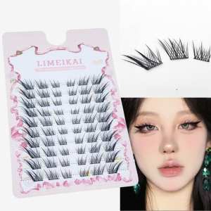 60 Chiếc Tự Nhiên Mềm Mại Tổng Hợp Lông Mi Giả Có Thể Tái Sử Dụng Có Cánh Cosplay Truyện Tranh Anime Mắt Dụng Cụ Trang Điểm Có Dây Đeo