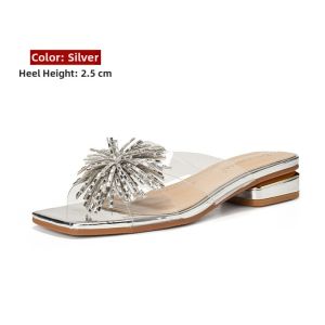 MIFEI | Sheepskin Crystal Fireworks Sandals for Women