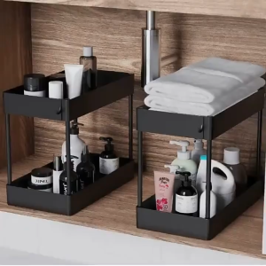 Rak 2 Layer Troli 2 Tingkat Rak Multifungsi Serbaguna Troli 2 Tingkat Rak Storage 2 Layer Serbaguna