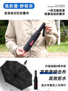 Non-Folding Automatic Opening and Closing Sunshade Sun Protection UV Protection Memory Patch Umbrella