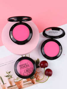 ✩Monochrome Blush genuine goods Naked Makeup Natural Sun Red Women#39s Air Cushion Powder Rouge Internet Red Same Makeup Purple Plum Fit✼