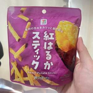 มาใหม่ 7-11 premium มันหวานเบนิฮารุกะแบบแท่งและแบบแผ่น beniharuka sweet potato ขนมจากญี่ปุ่น แคลต่ำ