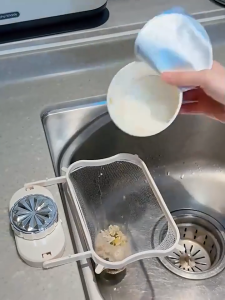 Suction Cup Drain Holder Filter Faucet Water Strainer Anti-Blocking Food Waste Leftovers Sink Filter Rack with Suction Cup