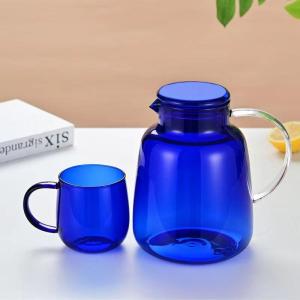 Bộ Bình Nước & Cốc Gia Đình Dung Lượng Lớn Từ Kính Borosilicate Cao Cấp