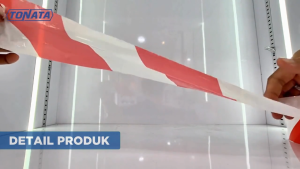 Police Line Merah Putih / Garis Polisi 2 Inchi x 300 Meter