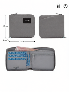 Pacsafe | RFID Blocking Zippered Bifold Wallet