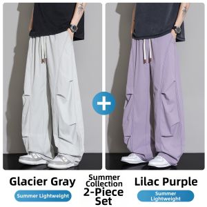 Paul Frank | Pleated Light Summer Functional Style Trousers