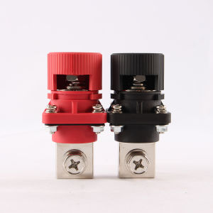 2 Cái 400A Cổng Đấu Nối Xuyên Tường Bằng Đồng Nguyên Chất Cho Năng Lượng Mới Pin Mặt Trời Pin Lithium Đầu Nối Ép Độ Dẫn Điện Cao