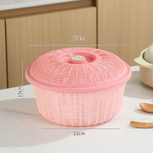 JIADONGLI | Fruit & Vegetable Washing Basket with Lid