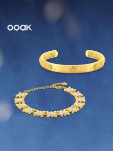Engraved Fireworks Rain Simple Open Bracelet S925 Silver