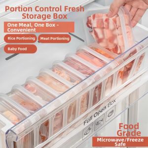 Food Preservation Storage Box For Freezing Refrigerating Microwavable