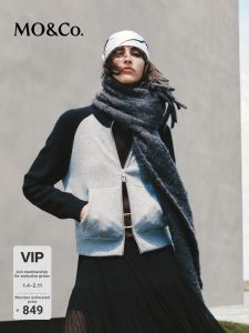 MO&Co. | Color Block Knit Cardigan