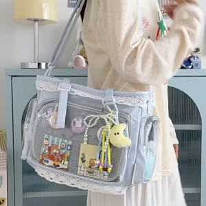 Japanese Style Ita Bag Single Bag Leather Shoulder Bag Crossbody Bag Cute Messenger Bag For Girls