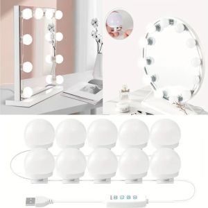Makeup Mirror LED Light Bulbs Vanity Lights USB 12V Bathroom Dressing Table Lamp Dimmable LED Vanity Light For Mirror Light