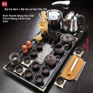 Bộ Trà Tự Động Tích Hợp Phun Sương Tối Giản