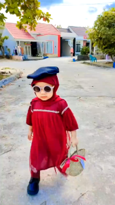 AKFAS- Gamis Tutu Anak Kode 8 est usia 1-2 thn Cocok lebaran (bisa COD)