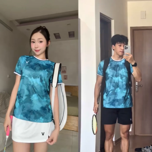Áo Cầu Lông Quần Cầu Lông Bộ Cầu Lông Nam Nữ Chuyên Nghiệp Vải Thoáng Khí A845 - V Badwear