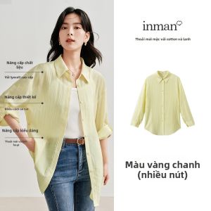 INMAN | Áo Blouse Tay Dài Chống Nắng Cảm Giác Mát Lạnh cho Mùa Hè
