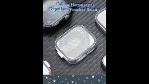 Hard Case Huawei Watch Fit 4 / 4 Pro Case + Tempered Glass Huawei Watch Fit 4Pro Pelindung Layar Hematacc