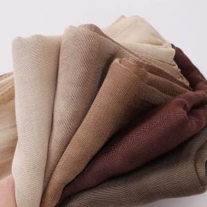 Women Scarf Pure Color Hot Sale Malay Indonesian Rayon Scarf Color Wide Brim Thin Moor Breathable Scarf