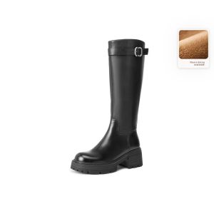 Belle | Thick Sole Tall Slenderizing Boots for Women
