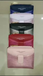 DEABOLAR JC809 DOMPET LIPAT WANITA ZIPPER DENGAN KANCING PENGUNCI