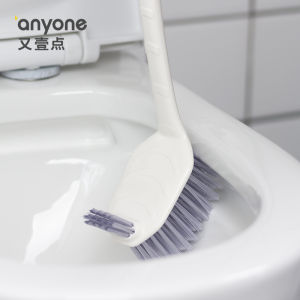 Long Handle Double Head Toilet Brush No Dead Angle Bathroom Seat Cleaner Wall Mounted Household Toilet Brush Sanitary Cleaning Tool