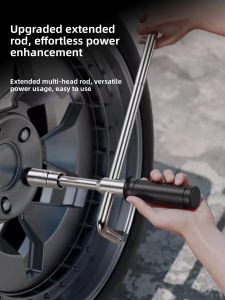 MONLEYTA | Effort-Saving Car Tire Changing Wrench Set German Specialty Automotive Tool Kit Screwdriver Set Chrome Vanadium Alloy Steel