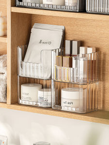 ตู้กระจกห้องน้ำ Naxian พร้อมลิ้นชักเก็บของ กล่องเก็บของ ตู้เครื่องสำอางสำหรับวางที่ทางเข้า ไม่ต้องเจาะผนัง