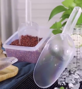 PC Plastic Ice Scooper Mini Ice Shovel Multifunction Acrylic Rice Scoop Ice Shovel Fruit Bar Scoop