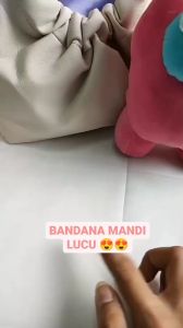 Bandana Mandi Polos - Bando Facial Simple Lembut Nyaman