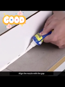 220ml Silicon Sealant Waterproof Adhesive Sealant Edge Sealing Glue for Kitchen Bathroom Repair