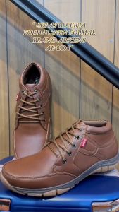 ARKENS AB-2004 Sepatu Kulit Pria Sepatu Kulit Kerja 100% Sepatu Kantor Santai Pesta Fashion Pria