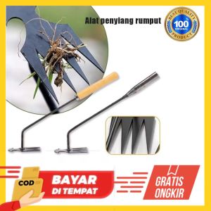 Pencabut rumput penyiang rumput gulma alat berkebun