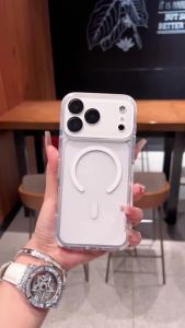 Color HD Clear For Magsafe Wireless Charge Case for iPhone 17 Air 16 15 14 13 Pro Max Plus Military Shockproof Hard Bumper Cover