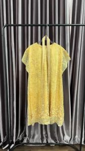 SV 6541 - Kavira Dress | Silvervogue | Gaun Tile Lace Midi Pakaian Wanita