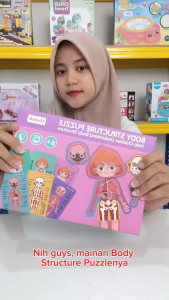 Mainan Anak BODY STRUCTURE PUZZLE BOY SD05 Mainan Puzzle Anggota Tubuh Edukasi Anatomi Tubuh Anak Mainan Anak Perempuan - Mainan Anak Laki Laki